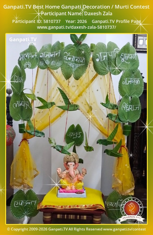 Daxesh Zala Ganpati 2026