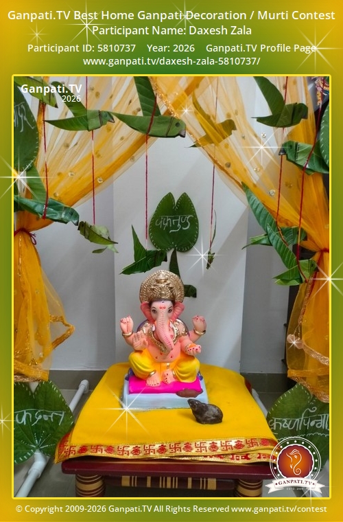 Daxesh Zala Ganpati 2026