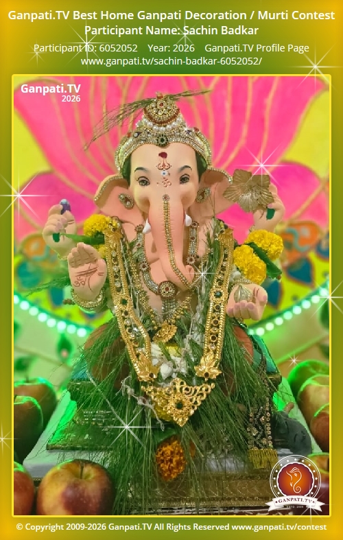Sachin Badkar Ganpati 2026