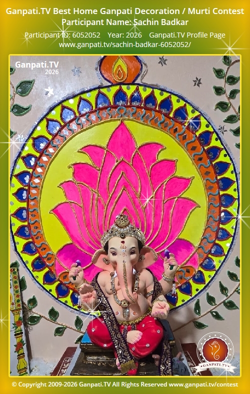 Sachin Badkar Ganpati 2026