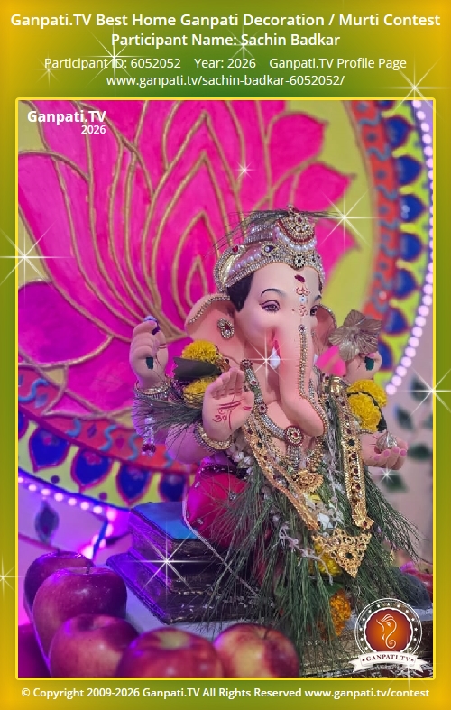 Sachin Badkar Ganpati 2026