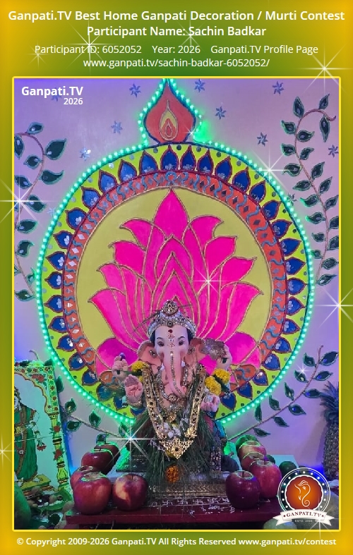 Sachin Badkar Ganpati 2026