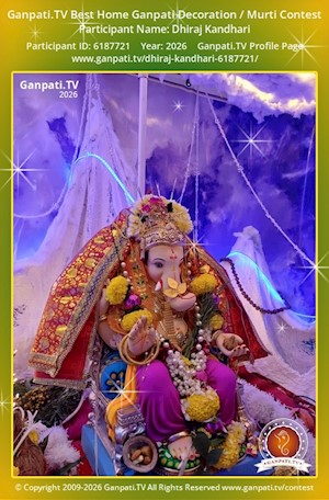 Dhiraj Kandhari Home Ganpati Picture