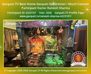 Ramesh Sharma Home Ganpati Picture