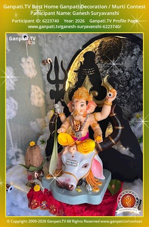 Ganesh Suryavanshi Home Ganpati Picture