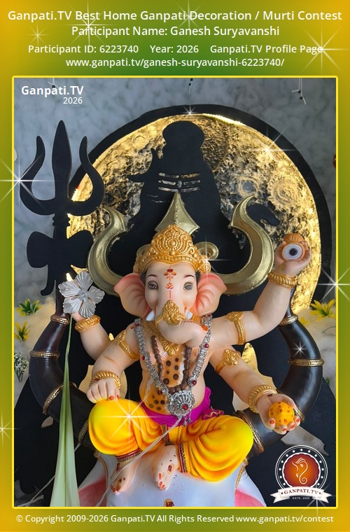 Ganesh Suryavanshi Ganpati 2026