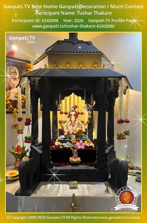 Tushar Thakare Ganpati 2026