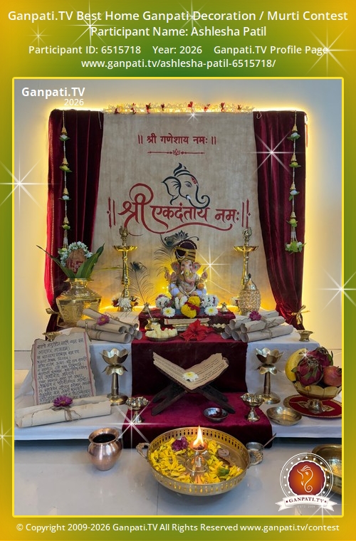 Ashlesha Patil Ganpati 2026