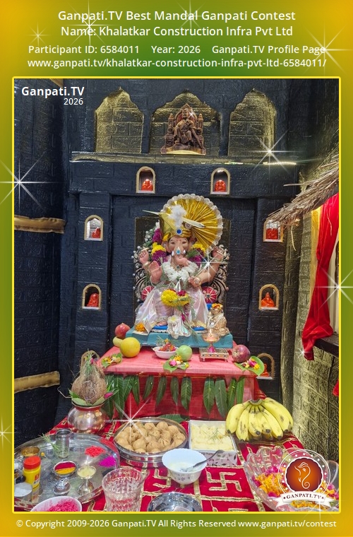 Khalatkar Construction Infra Pvt Ltd Ganpati 2026