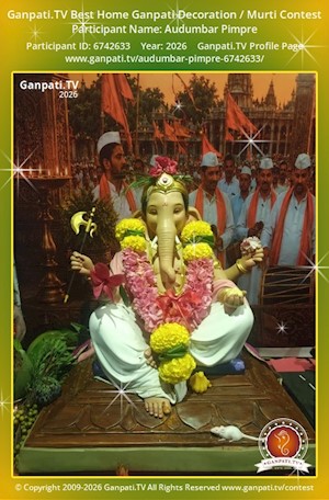 Audumbar Pimpre Home Ganpati Picture