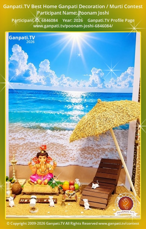 Poonam Joshi Ganpati 2026