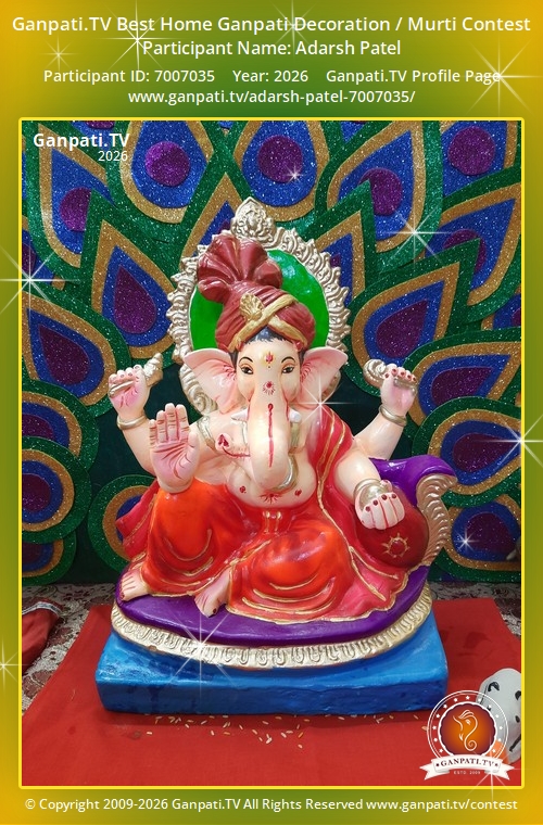 Adarsh Patel Ganpati 2026