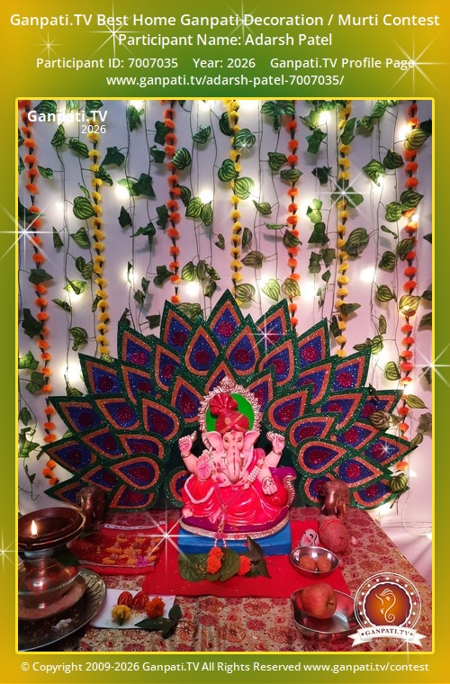 Adarsh Patel Ganpati 2026