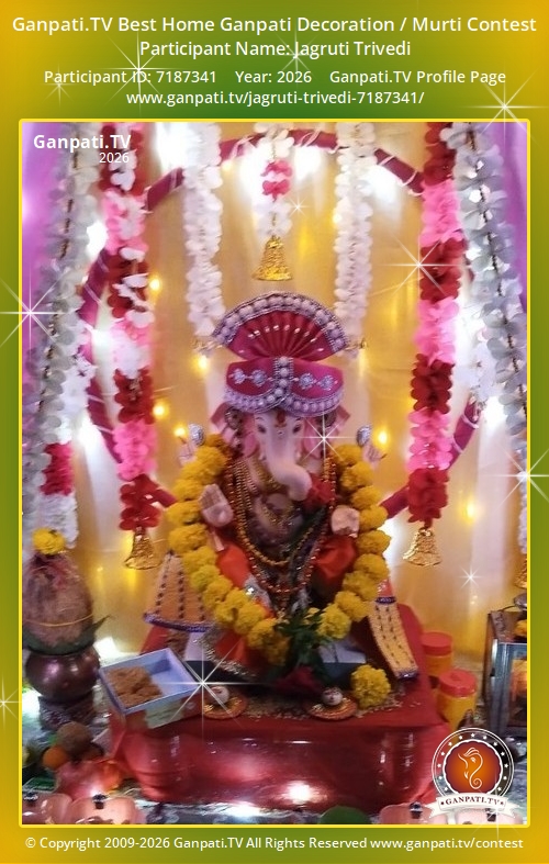 Jagruti Trivedi Ganpati 2026