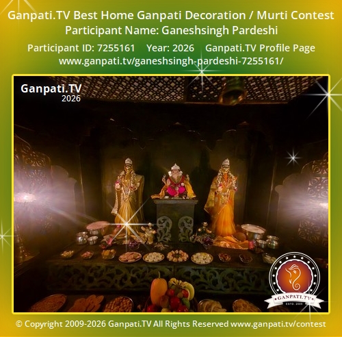 Ganeshsingh Pardeshi Ganpati 2026