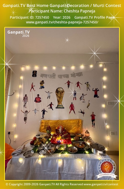 Cheshta Papneja Ganpati 2026