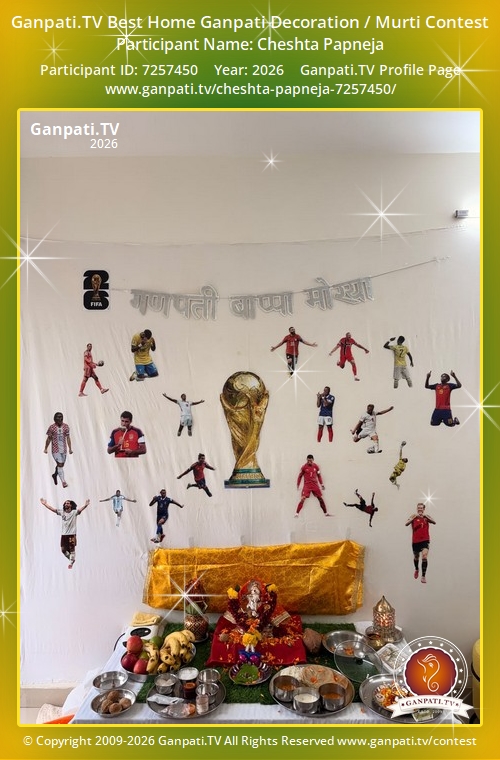 Cheshta Papneja Ganpati 2026