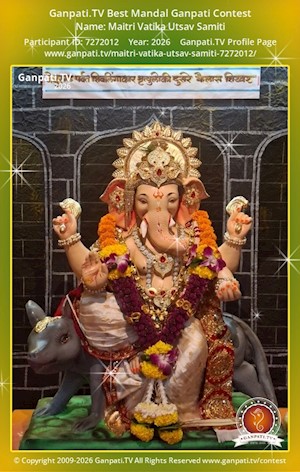 Maitri Vatika Utsav Samiti Ganpati Picture