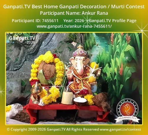 Ankur Rana Ganpati 2026