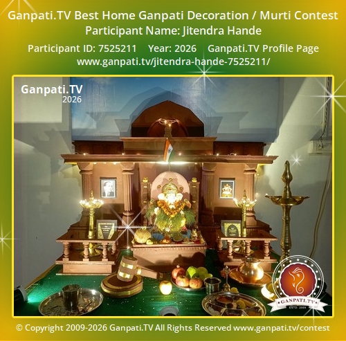 Jitendra Hande Ganpati 2026