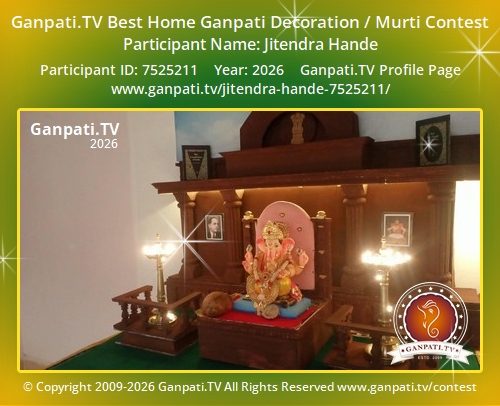 Jitendra Hande Ganpati 2026