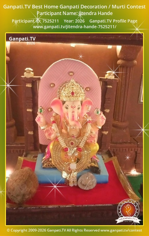 Jitendra Hande Ganpati 2026
