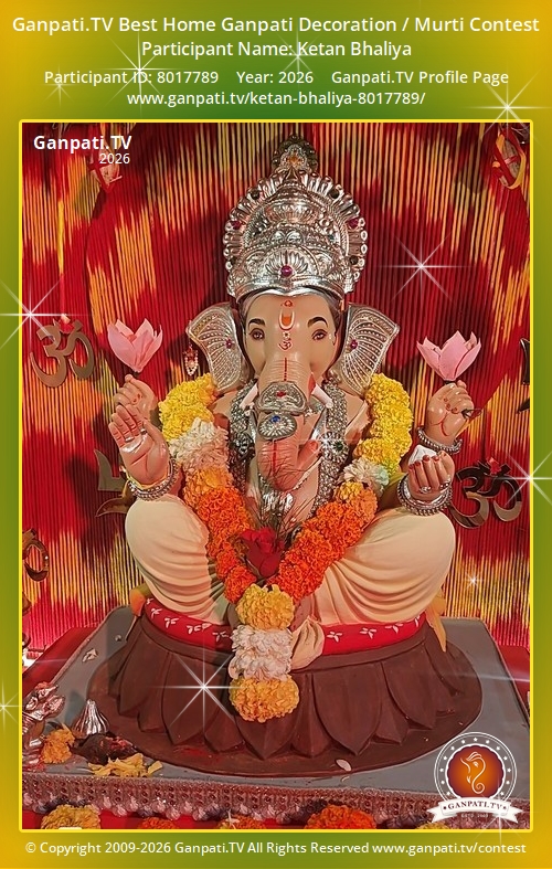 Ketan Bhaliya Ganpati 2026