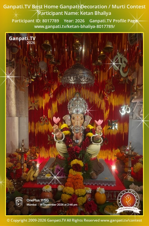 Ketan Bhaliya Ganpati 2026