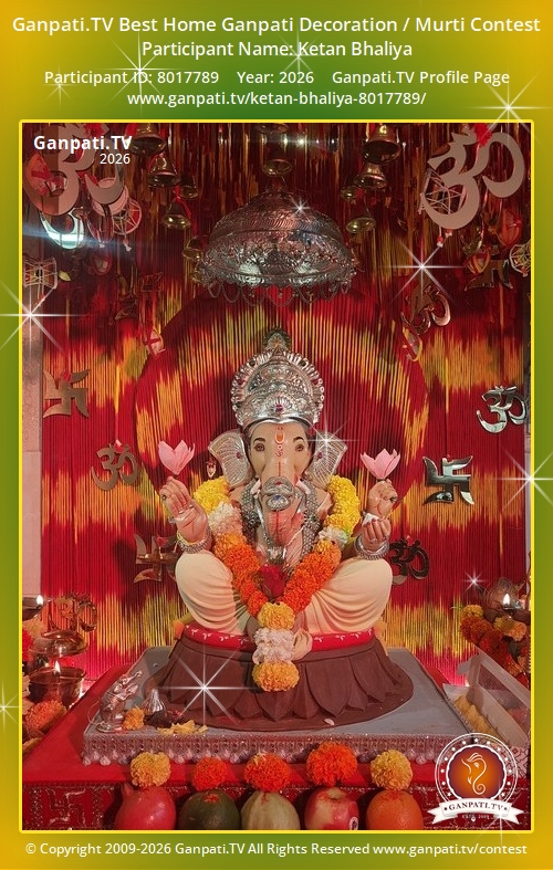 Ketan Bhaliya Ganpati 2026
