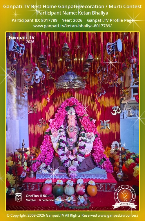 Ketan Bhaliya Ganpati 2026