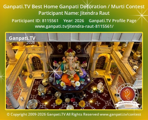 Jitendra Raut Ganpati 2026