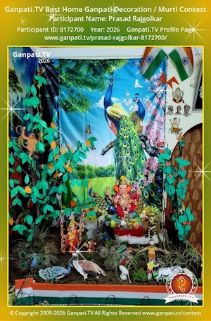 Prasad Rajgolkar Home Ganpati Picture