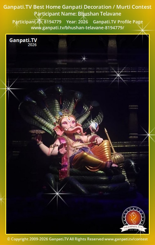 Bhushan Telavane Ganpati 2026