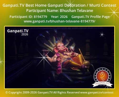 Bhushan Telavane Ganpati 2026