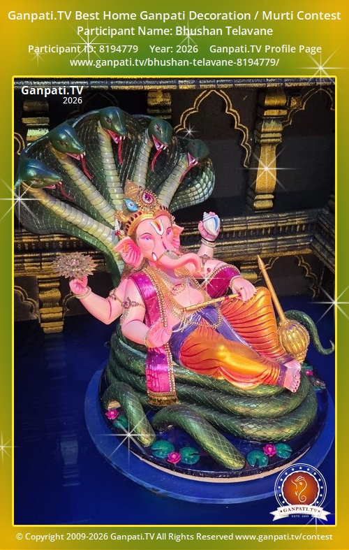 Bhushan Telavane Ganpati 2026