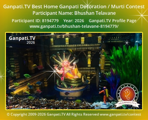 Bhushan Telavane Ganpati 2026