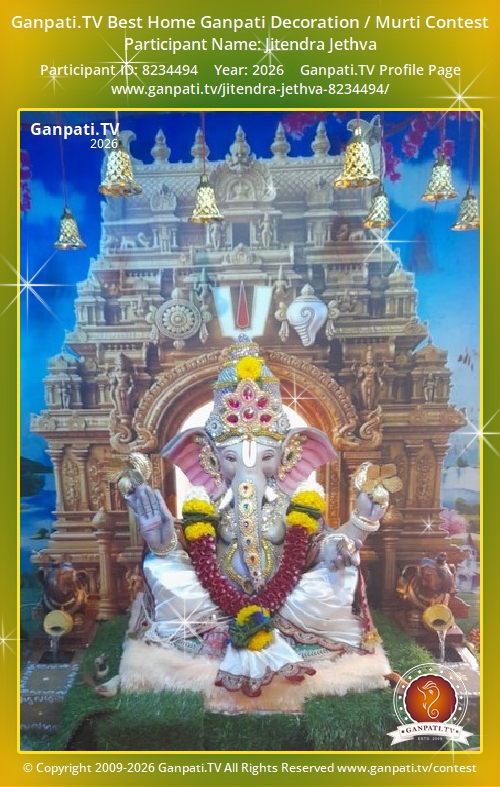 Jitendra Jethva Ganpati 2026