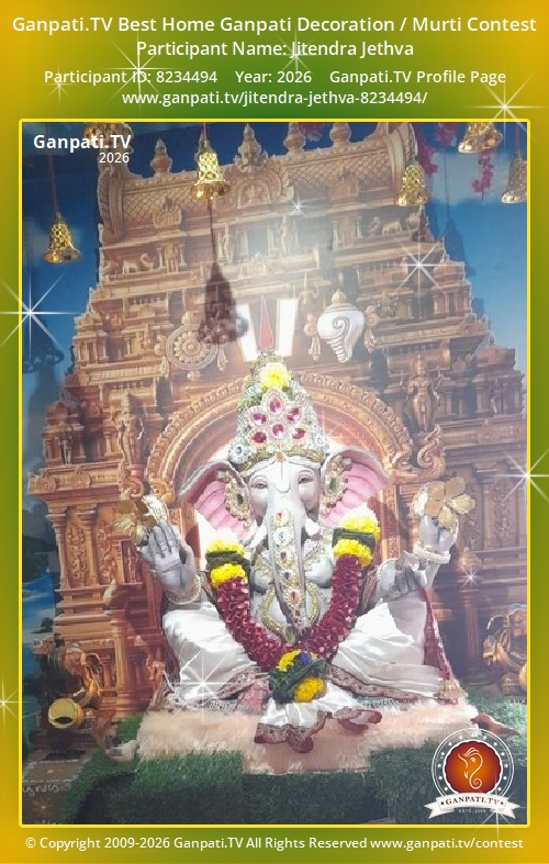 Jitendra Jethva Ganpati 2026