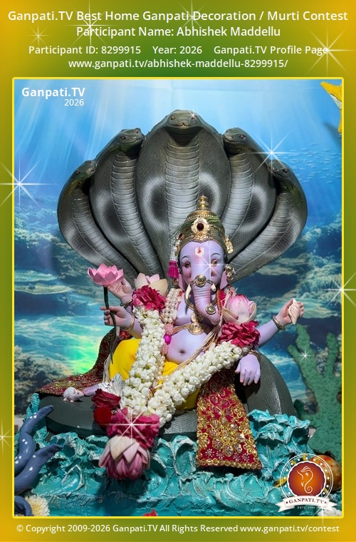 Abhishek Maddellu Ganpati 2026