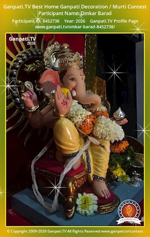 Omkar Barad Home Ganpati Picture