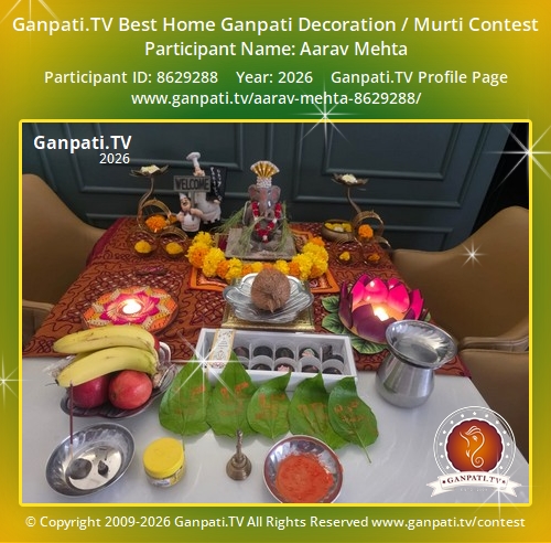 Aarav Mehta Ganpati 2026