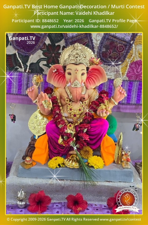 Vaidehi Khadilkar Ganpati 2026