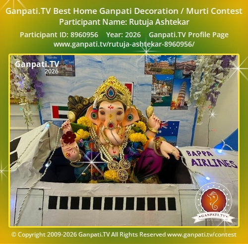 Rutuja Ashtekar Ganpati 2026