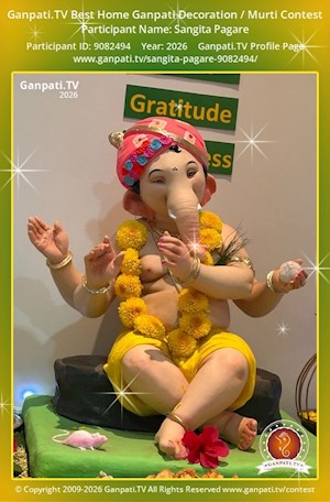 Sangita Pagare Home Ganpati Picture