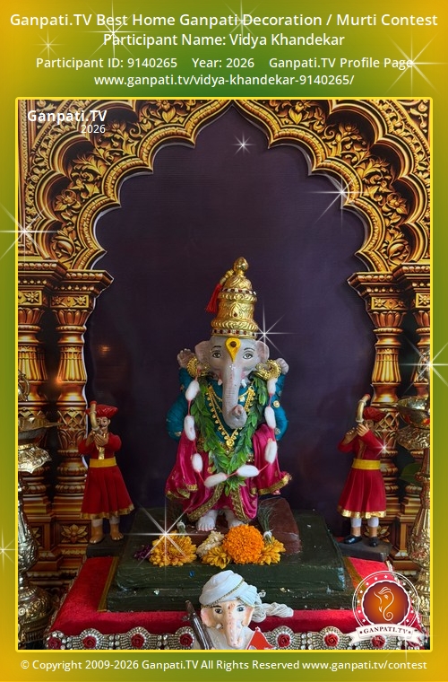 Vidya Khandekar Ganpati 2026