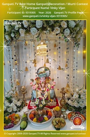 Vinky Vijan Home Ganpati Picture