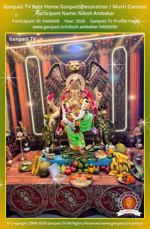 Nilesh Ambekar Ganpati 2026