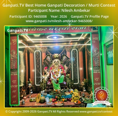 Nilesh Ambekar Ganpati 2026