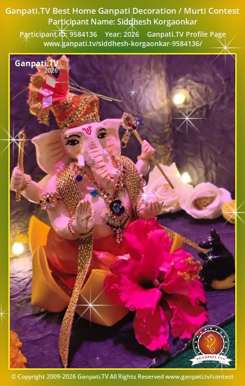 Siddhesh Korgaonkar Ganpati 2026