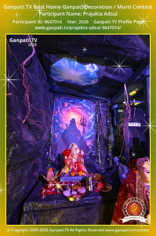 Prajakta Adsul Ganpati 2026